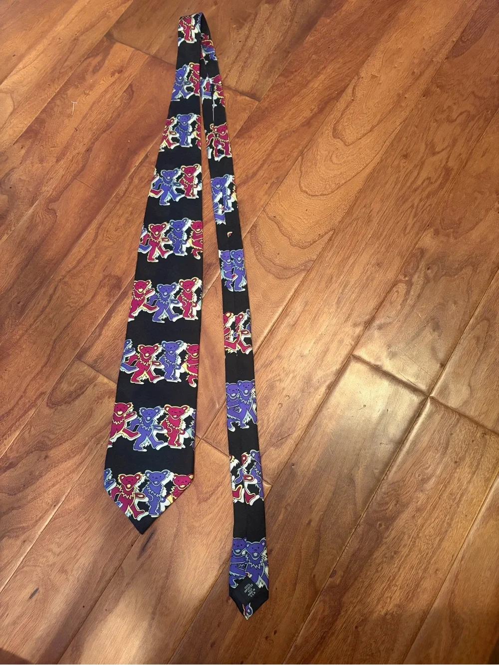 Grateful Dead DANCING BEARS First Set Silk Neck TIE Necktie